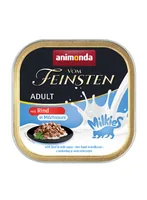 ANIMONDA Vom Feinsten Adult Milkies with Beef in Milk Sauce - Wet Cat Food - 100g