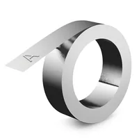 DYMO Prägeband Rhino 12mmx4.80m Alu nicht klebend