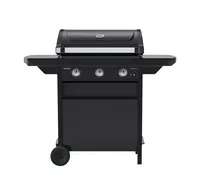Campingaz Gasgrill Compact 3 L - Tiefe: 55 cm - Breite: 124 cm - Detailfarbe: Schwarz - Anzahl Brenner: 3 × - Integriertes Thermometer: Ja - Höhe: 134 cm