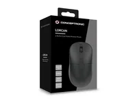 Conceptronic LORCAN04B 4-Button Dual Mode Wireless Mouse, Bluetooth 5.2, 2.4GHz