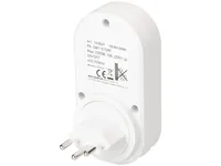 Max Hauri Funk-Zwischenstecker 3er Set mit Fernbedienung - Detailfarbe: Weiss - Produkttyp: Smartplugs - Protokoll: WLAN - Systemkommunikation: Wireless - System-Kompatibilität: Keine