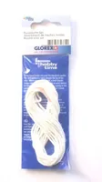 Glorex Kerzendocht 3 x 1 m rund Grösse 03 - 09 - 20 - Packungsgrösse: 3 Stück - Länge: 100 cm - Detailfarbe: Weiss - Produkttyp: Kerzendocht