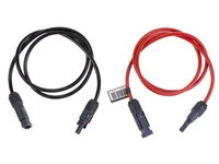 FURBER.power Solarkabel 6 mm² FC4, Set, 1 m - Anschluss Seite B: FC4 Stecker (kompatibel mit MC4 - DL4 - TS4 - QC4) - Anschluss Seite A: FC4 Buchse (kompatibel mit MC4 - DL4 - TS4 - QC4)