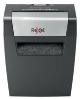 Rexel Aktenvernichter Momentum X406 P-4, 6 Seiten - Vernichtbare Aktentypen: Papier - Büroklammern - Schnittart: Partikelschnitt - Sicherheitsstufe: 4 - Schnittausgabe: 4 x 28 mm - Blattkapazität: 6 Seiten - Zufuhrautomatik: Nein