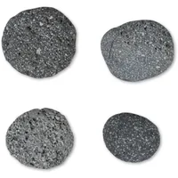Ambiance Dekosteine 2-4 cm Anthrazit - Material: Lavastein - Füllmenge: 500 ml - Detailfarbe: Anthrazit