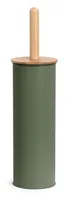 Zeller Present Toilettenbürste Metall / Bambus, 10 x 38.4 cm, Salbei - Art: Toilettenbürsten-Set - Detailfarbe: Salbeigrün - Detailmaterial: Metall - Holz - Kunststoff - Grundmaterial: Holz - Kunststoff - Metall