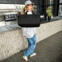 Reisenthel Duffle Bag allrounder M duffel Mix Black - Breite: 45 cm - Höhe: 33 cm - Tiefe: 30 cm - Volumen: 23 l - Farbe: Schwarz - Material: Recycled Polyester