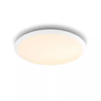 Philips Deckenleuchte Cavanal, 18 W, 1500 lm, 2700 K, Weiss - Leuchten Kategorie: Deckenleuchte - Betriebsart: Netzbetrieb - Lampensockel: LED fest verbaut - Farbtemperatur Kelvin: 2700 K - Dimmbar: dimmbar - Farbwiedergabeindex CRI: 80