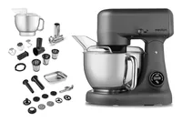 Medion Digitale Küchenmaschine, Grau - Funktionen: Schlagen - Mixen - Kneten - Kochfunktion - Detailfarbe: Grau - Gerätetyp: Küchenmaschine - Leistungsaufnahme Betrieb: 800 W - Timerfunktion: Ja - Display vorhanden: Ja
