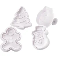 Creativ Company Guetzli-Ausstecher Winter 4 Stück, Weihnachten/Winter - Materialtyp: Kunststoff - Material: Kunststoff - Backform Typ: Guetzli-Ausstecher - Verpackungseinheit: 4 Stück - Detailfarbe: Weiss