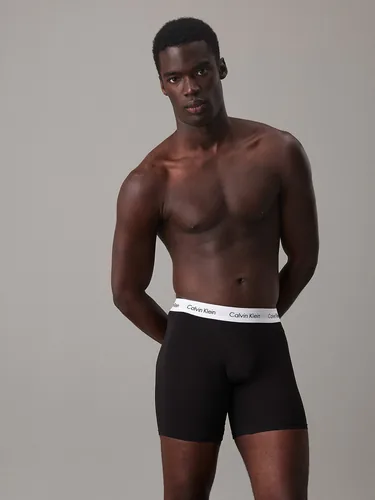 Calvin Klein 000NB1770A-001-S Pantaloncino Boxer corto Nero, Bianco