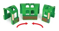 BRIO Eisenbahn Flexibler Tunnel - Kategorie: Brücken & Tunnel - Altersempfehlung ab: 3 Jahren - Material: Kunststoff - Holz - Eigenschaften: Keine Eigenschaft - Zertifikate: FSC