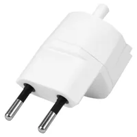 STEFFEN Fixadapter 2-Pol Deutsch auf Stecker CH T11 weiss, CEE7 - Detailfarbe: Weiss - Stromanschluss Seite A: T11 - Schalter: Nein - Stromanschluss Seite B: Schuko - Typ: Fixadapter