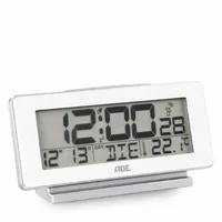 ADE Funkwecker mit Temperatur und Datumsanzeige, Weiss - Funktionen: Snooze-Funktion - Schlummertaste - Ausstattung: Zeit - Innentemperatur - Displaytyp: Digital - Detailfarbe: Weiss - Funksignal: Ja - Betriebsart: Batteriebetrieb