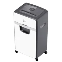 HP Aktenvernichter OneShred 24CC P-4, 24 Seiten - Vernichtbare Aktentypen: Heftklammern - Kreditkarten - Büroklammern - Schnittart: Partikelschnitt - Sicherheitsstufe: 4 - Schnittausgabe: 4 x 35 mm - Blattkapazität: 24 Seiten - Zufuhrautomatik: Ja