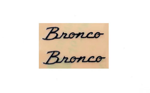 RC4WD Emblem Body Decals TRX-4 21 Bronco, Schwarz - Aufklebertyp: Emblem