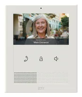 2N Clip 2wire-IP video intercom system 10,9 cm (4.3") Weiß