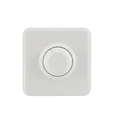Mica UP-Drehdimmer 20 - 300 W Phasenanschnitt - Dimmbare Produkte: Glühlampen - Konventionelle Transformatoren - Hochvolt-Halogenlampen - Niedervolt-Halogenlampen - Dimm-Art: Phasenanschnitt - Schutzklasse: IP20 - Montage: Unterputz - E-Nr.: 0 - Serie: Mi