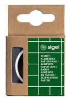 Sigel Klebeband 10 mm x 16 m, Schwarz - Breite: 10 mm - Länge: 16 m - Verpackungseinheit: 1 Stück - Detailfarbe: Schwarz - Klebehaftung: Gute Klebekraft - Art: Klebeband