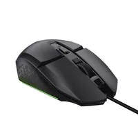 Trust Gaming-Maus GXT109 Felox Schwarz - Bedienungsseite: Universal - Maus Features: Beleuchtung - Daumentaste - Scrollrad - Umschaltbare DPI-Auflösung - Detailfarbe: Schwarz - Gewicht: 102 g - 108 g - Schnittstelle: USB-A - Maximale Empfindlichkeit: 6400 dpi
