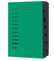 PAGNA Ordnungsmappe A4 24081/03 grün 7 Fächer