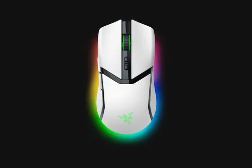 Razer Gaming-Maus Cobra Pro Weiss - Maus Features: Programmierbare DPI-Einstellung - RGB-Beleuchtung - Daumentaste - Beleuchtung - Bedienungsseite: Rechtshänder - Detailfarbe: Weiss - Gewicht: 77 g - Verbindungsart: Kabellos - Schnittstelle: USB-C - Bluet