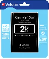 Verbatim Store 'n' Go external hard drive 5400 RPM Micro-USB B 3.2 Gen 1 (3.1 Gen 1)