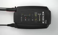 Ctek Batterieladegerät MXTS 40 - Maximaler Ladestrom: 40 A - Erhaltungsladung: Ja - Anwendungsbereich: LKW - Kran - PKW - Traktor - Spannung: 12 V - 24 V - Kompatible Akkutypen: Blei (Pb)