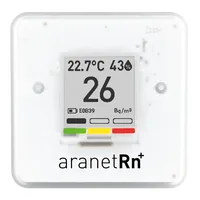 Aranet Radon PLUS HOME Sensor, Bluetooth - Anwendungsbereich: Luftfeuchtigkeitsmessung - Radondetektor - Temperaturmessung - Typ: Luftgütemonitor - Detailfarbe: Weiss