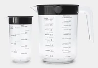 Brabantia Messbecher 2 Stück, 2.5 dl, Transparent - Produkttyp: Messbecher - Materialtyp: Kunststoff - Material: Kunststoff - Detailfarbe: Transparent - Set: Ja - Verpackungseinheit: 2 Stück