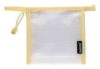 KOLMA Reissverschlusstasche 15x15cm 08.189.15 Mesh Bag crème