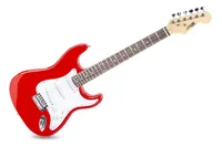 MAX E-Gitarre GigKit Rot - Gitarrenkoffer / Gigbag: Gigbag - Hals: Sperrholz - Tonabnehmerbestückung: Keine Angabe - Gitarrensteg: Keine Angabe - Leistung AMP: 0 W - Set: Ja