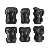 ROLLERBLADE Protektorenset Skate Gear 3 Pack - Körperbereich: Ellbogen - Knie - Hände - Zielgruppe: Herren - Damen - Set: Ja - Farbe: Schwarz - Grösse: S