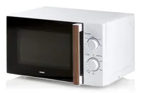 Domo Mikrowelle DO2720 Weiss - Mikrowellenleistung: 700 W - Fassungsvermögen: 20 l - Grillfunktion: Keine Angaben - Backofenfunktion: Keine Angaben - Steamfunktion: Keine Angaben - Breite: 44 cm