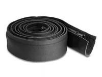 Delock Kabelschlauch mit Reissverschluss 3 m x 100 mm Schwarz - Detailfarbe: Schwarz - Breite: 100 mm - Länge: 3 m - Produkttyp: Kabelschlauch - Ausstattung Kabelmanagement: Wiederverwendbar - Elastisch - Reissverschluss - Verpackungseinheit: 1 Stück