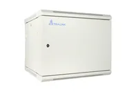 Extralink szafa wisz 19\" 6U 600mm szara d. blaszane 9U Wandmontiertes Regal Grau