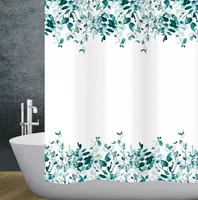 diaqua® Duschvorhang Liana 120 x 200 cm, Mehrfarbig - Breite: 120 cm - Höhe: 200 cm - Detailfarbe: Weiss - Mehrfarbig - Blau - Produkttyp: Duschvorhang - Detailmaterial: Recycled Polyester - Grundmaterial: Recycled Polyester