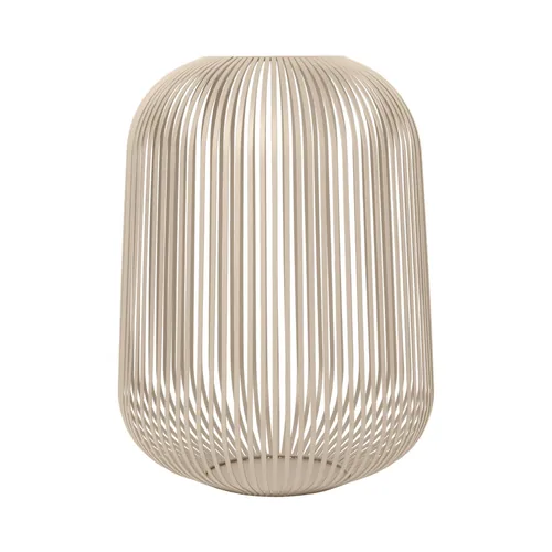 Blomus Laterne Lito L 45 cm, Beige - Höhe: 45 cm - Detailfarbe: Beige - Detailmaterial: Stahl (pulverbeschichtet) - Grundmaterial: Metall