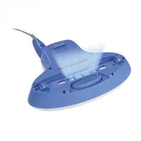 CLEANmaxx Milben-Handstaubsauger mit UV-C-Licht 300W Blau/Weiss - Einsatzgebiet: Matratze - Polstermöbel - Textilien - Frischwassertank: 0.3 l - Stromversorgung: Netzbetrieb - Schmutzwassertank: 0.3 l - Motorleistung: 300 W
