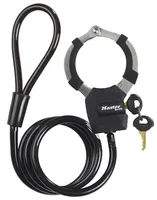 Masterlock Kabelschloss 8275EURDPROBLK - Schlossart: Kabelschloss - Länge: 1000 mm - Schliesssystem: Schlüssel - Farbe: Schwarz - Sportart: Velo