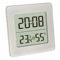 TFA Dostmann Thermo-/Hygrometer Digital Silber - Detailfarbe: Silber - Typ: Thermo-/Hygrometer - Anwendungsbereich: Temperatur-/Feuchtemessung