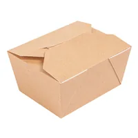 Weita Menübox 780 ml, 50 Stück - Detailfarbe: Braun - Materialtyp: Papier - Material: Pappe - Verpackungseinheit: 50 Stück