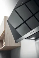 Bauknecht RBHVP 83 LM K Wall-mounted Black, Stainless steel 713 m³/h