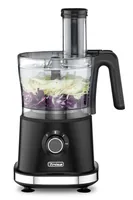 Trisa Multifunktionsmixer Stir 'n' Slice Schwarz - Motorleistung: 600 W - Funktionen: Impulsfunktion - Raspeln - Schlagen - Mixen - Kneten - Schneiden - Fassungsvermögen Saftbehälter: 1.5 l - Detailfarbe: Schwarz