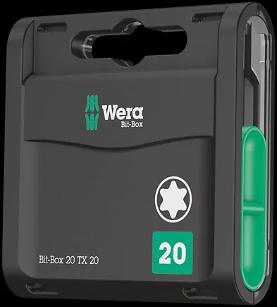 Wera Bit-Set 20 TX 20x25 mm 20-teilig - Set: Ja - Bit-Typ: Torx - Grösse: TX20