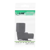 InLine Netzadapter IEC 60320 C14 / C5 - oben/unten gewinkelt - 3pol. Kaltgeräte