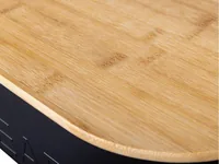 Furber. F-170489070 bread box Oval Black, Wood Plastic, Wood