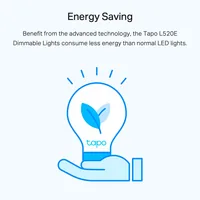 TP-Link Leuchtmittel Tapo L520E 1 Stück - Lampensockel: E27 - Farbtemperatur Kelvin: 4000 K - Aussenanwendung: Nein - Gesamtleistung: 8 W - Leuchten Kategorie: Leuchtmittel - Lichtfarbe: Kaltweiss/Tageslichtweiss (KW)