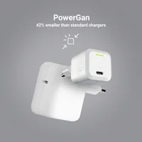 USB Charger Green Cell PowerGaN 33 W PD 3.0 QC 3.0 1x USB-C white
