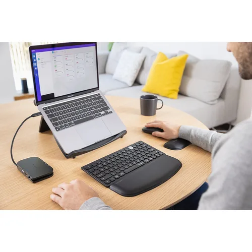 KENSINGTON ErgoSoft Wrist Rest For Slim Compact Keyboards Black
